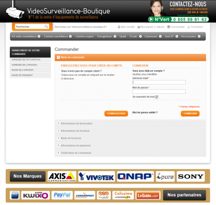 image page commande videosurveillance-boutique.fr